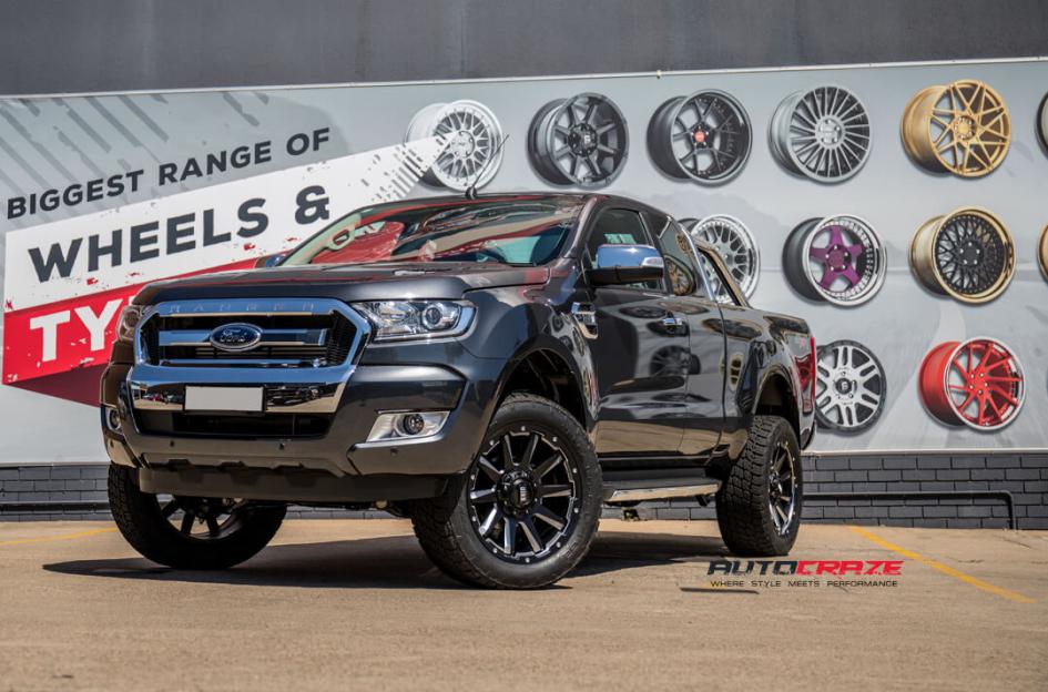 FORD RANGER GD05 MATTE BLACK MILLED ACCENTS